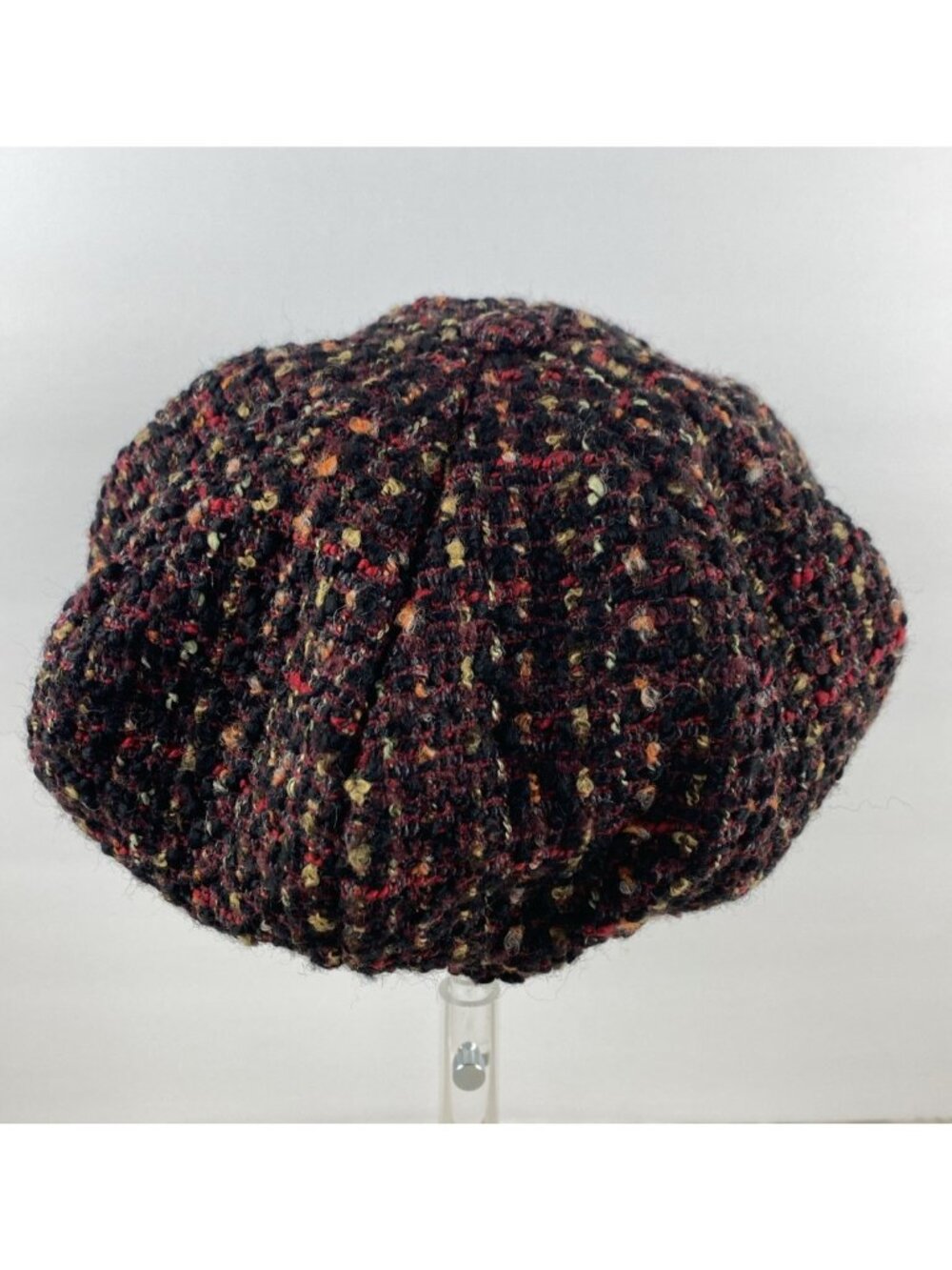 Giuliana Women’s Newsboy Multi-Colored Hat~Stretch Band~Made In Italy Adorable!! - Picture 5 of 12